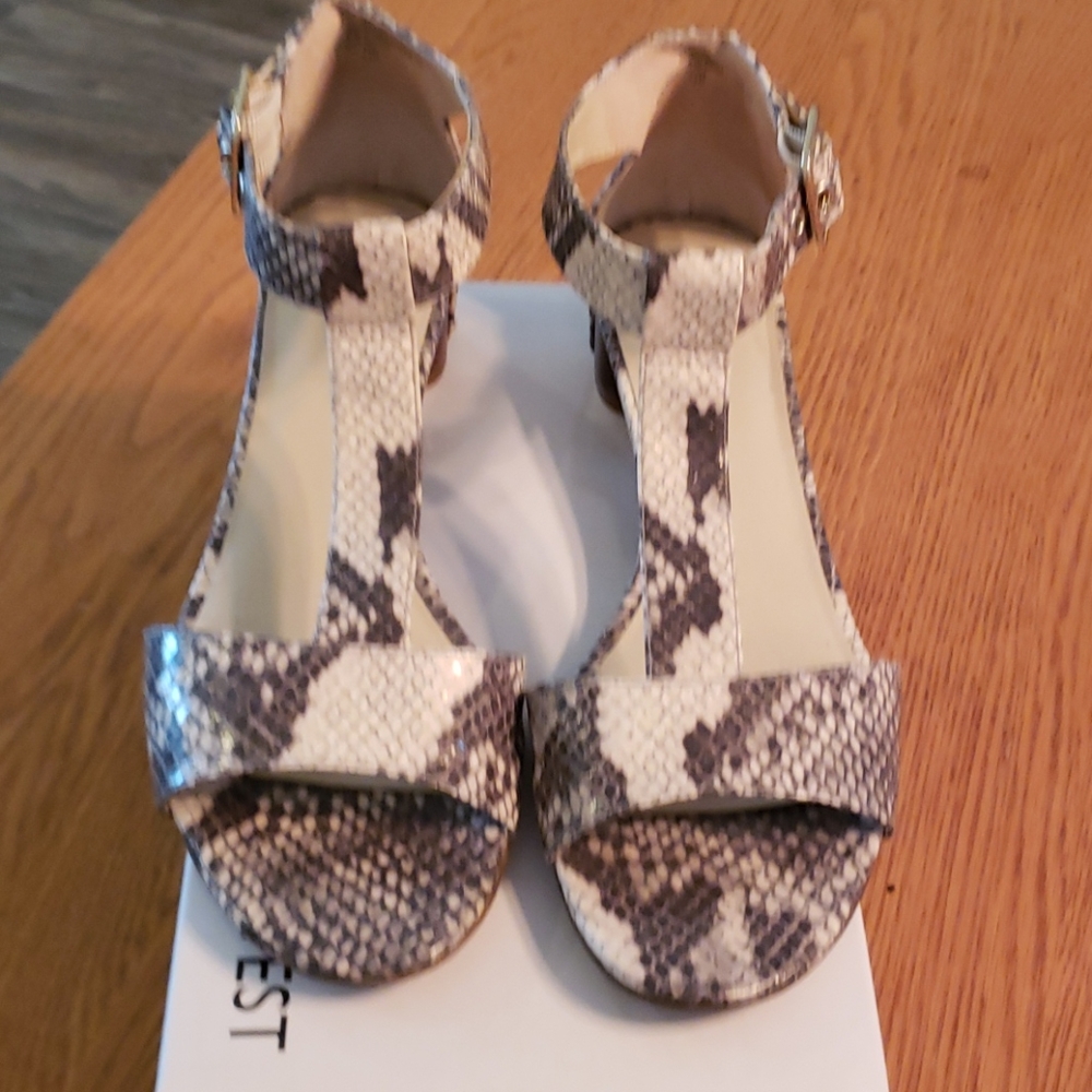 Snakeskin sandals